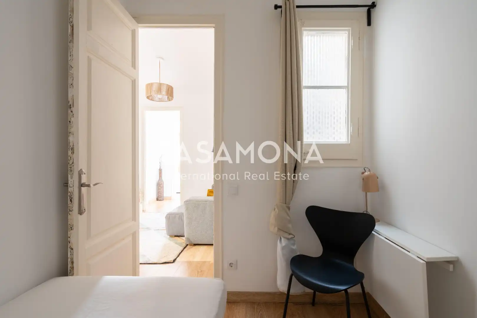 Bedroom of Apartments for rent in Barcelona  with Air Conditioner, Heating and Terrace