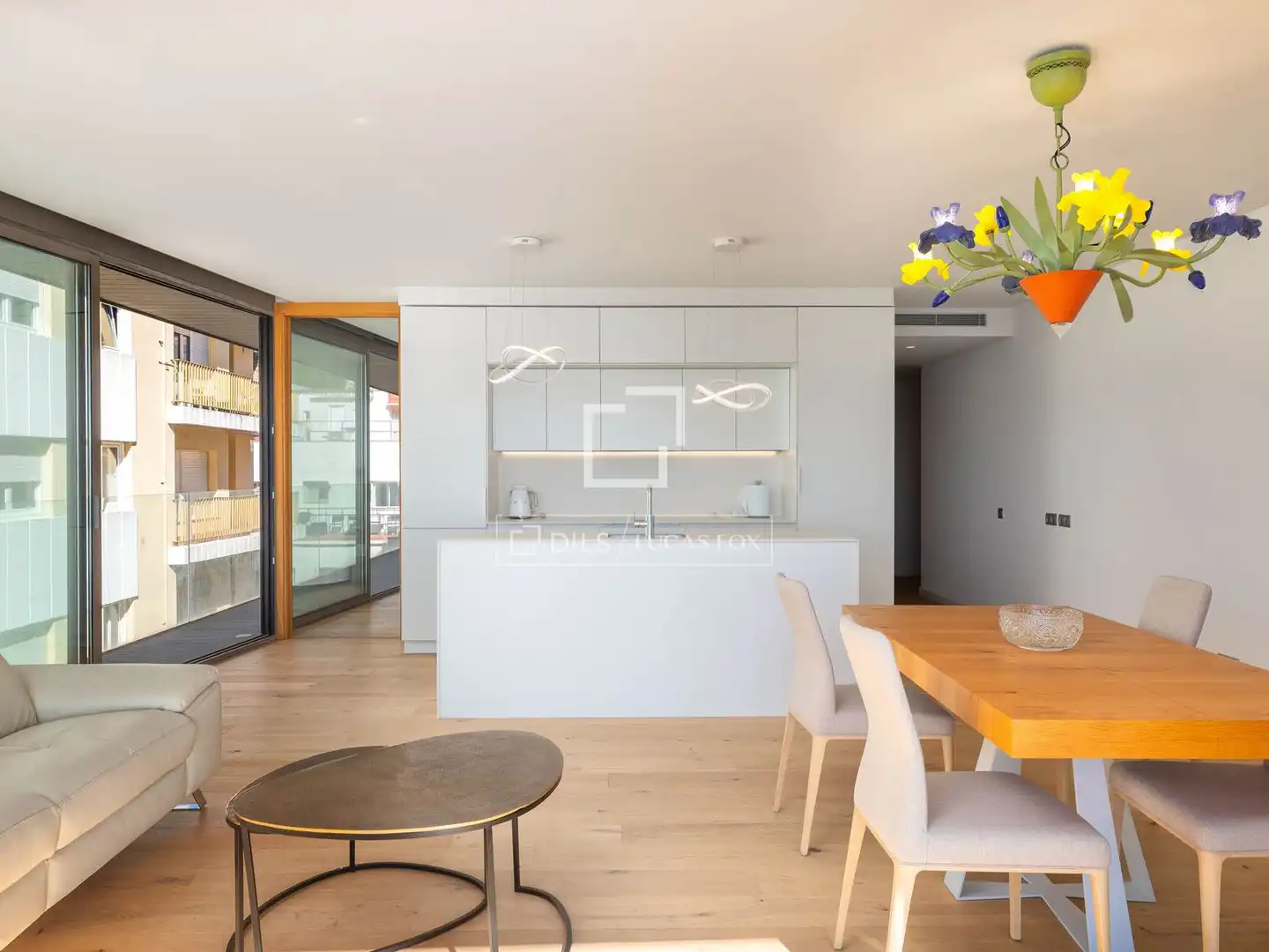 Küche von Wohnung zum Verkauf in Lloret de Mar mit Klimaanlage, Terrasse und Schwimmbad