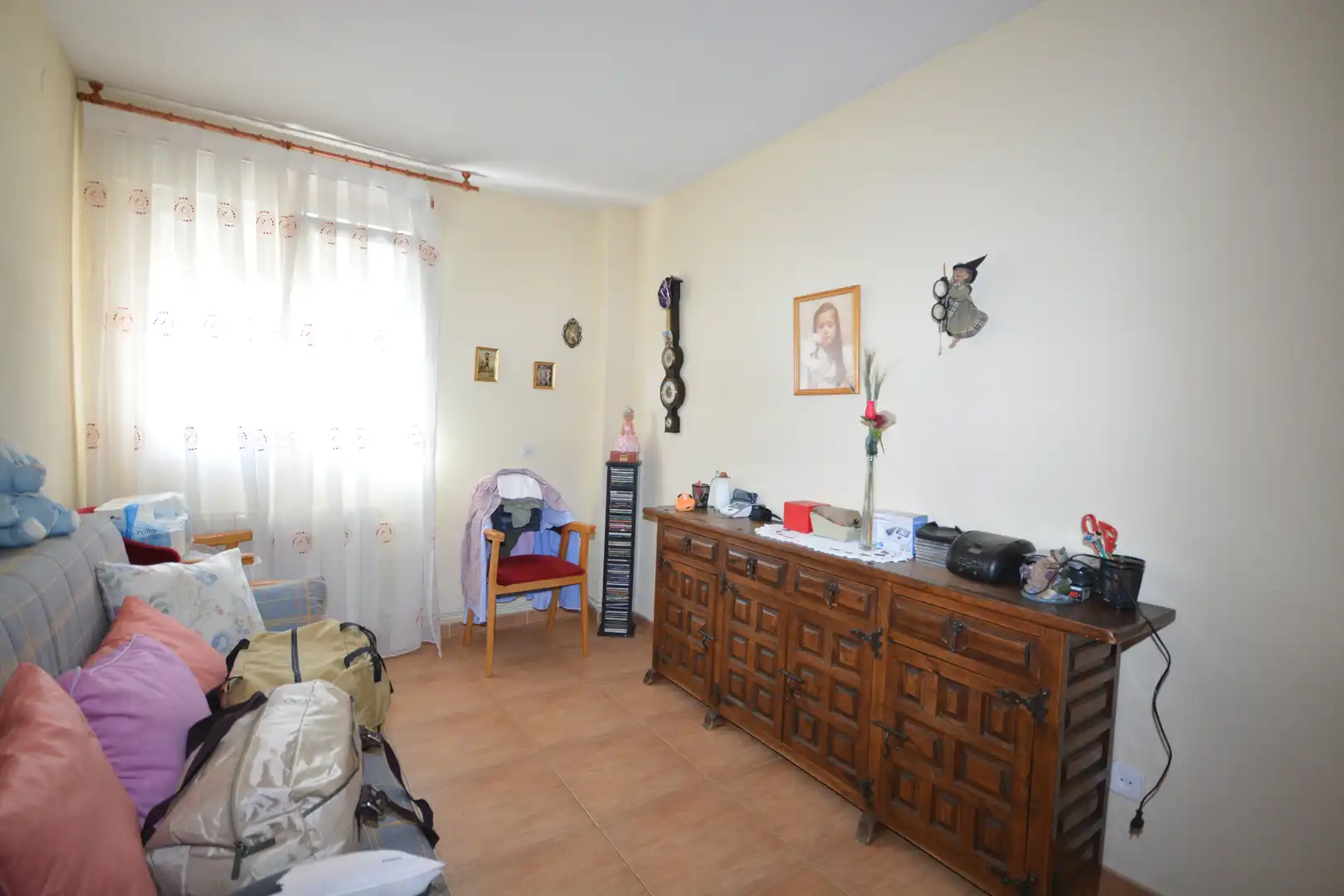 Bedroom of Flat for sale in Madrid  with Terrace, Oven and Washing machine