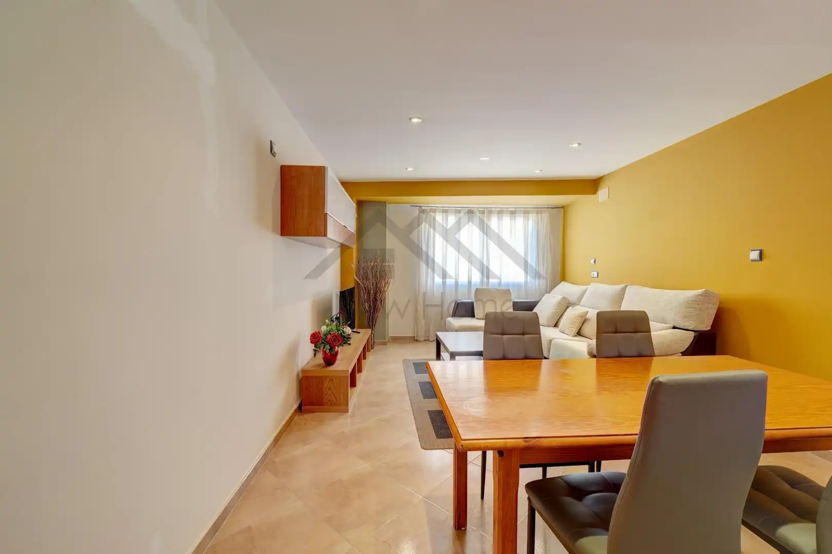Living room of Flat for sale in La Pobla de Vallbona  with Air Conditioner, Heating and Balcony