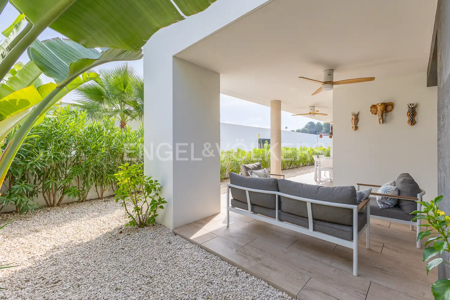 Terrace of Flat for sale in Pedreguer  with Air Conditioner, Heating and Private garden