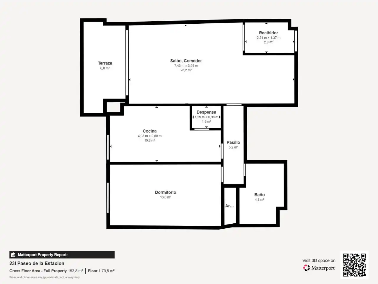 Wohnung zum Verkauf in Ávila mit Klimaanlage, Parkett und Terrasse