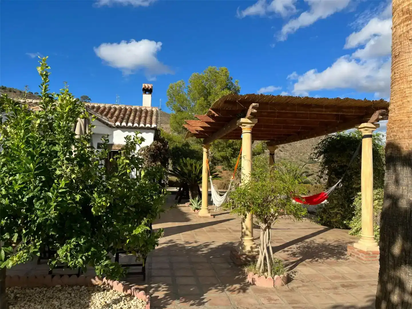 Jardí de Finca rústica en venda en Casabermeja amb Piscina