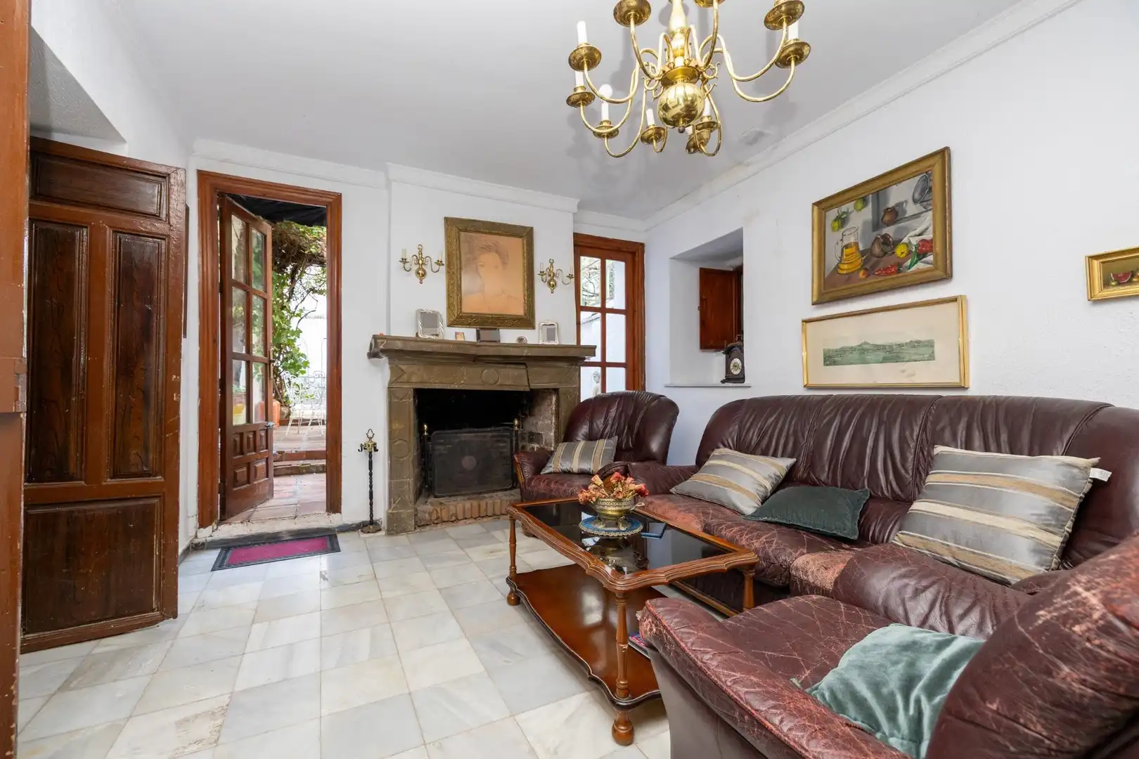 Sala de estar de Casa o chalet en venta en Alhendín con Jardín privado y Terraza