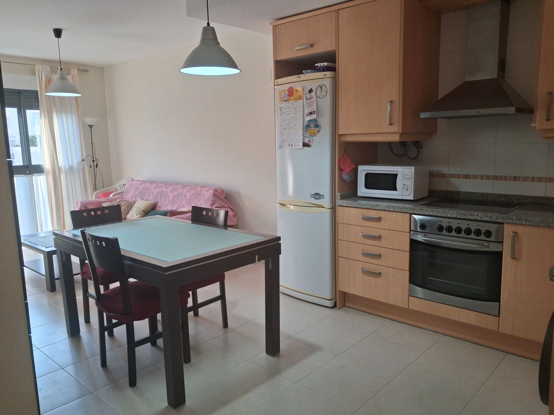 Cocina de Piso de alquiler en Benicarló con Aire acondicionado, Calefacción y Terraza