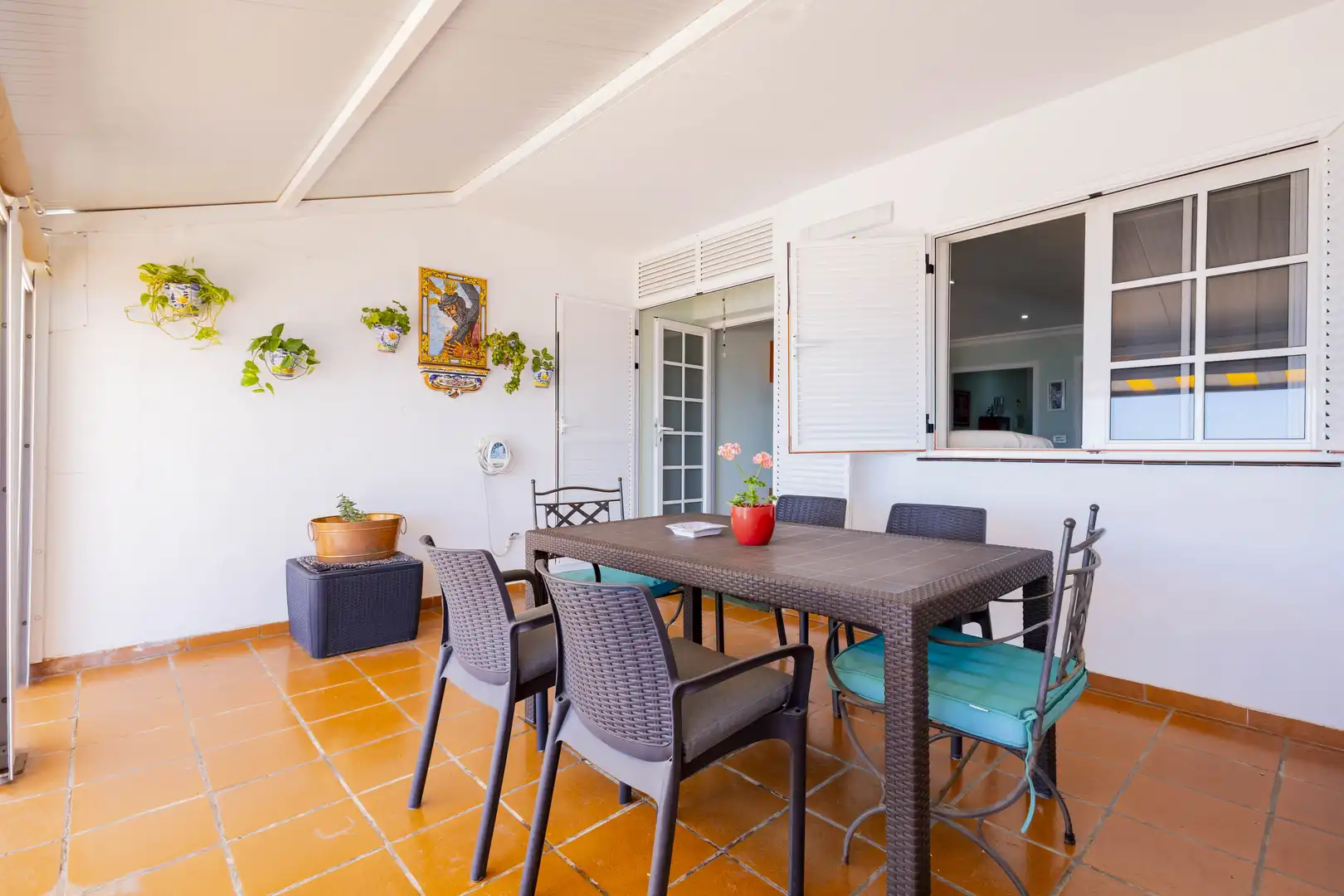 Terraza de Casa adosada en venta en El Rosario con Aire acondicionado, Jardín privado y Terraza