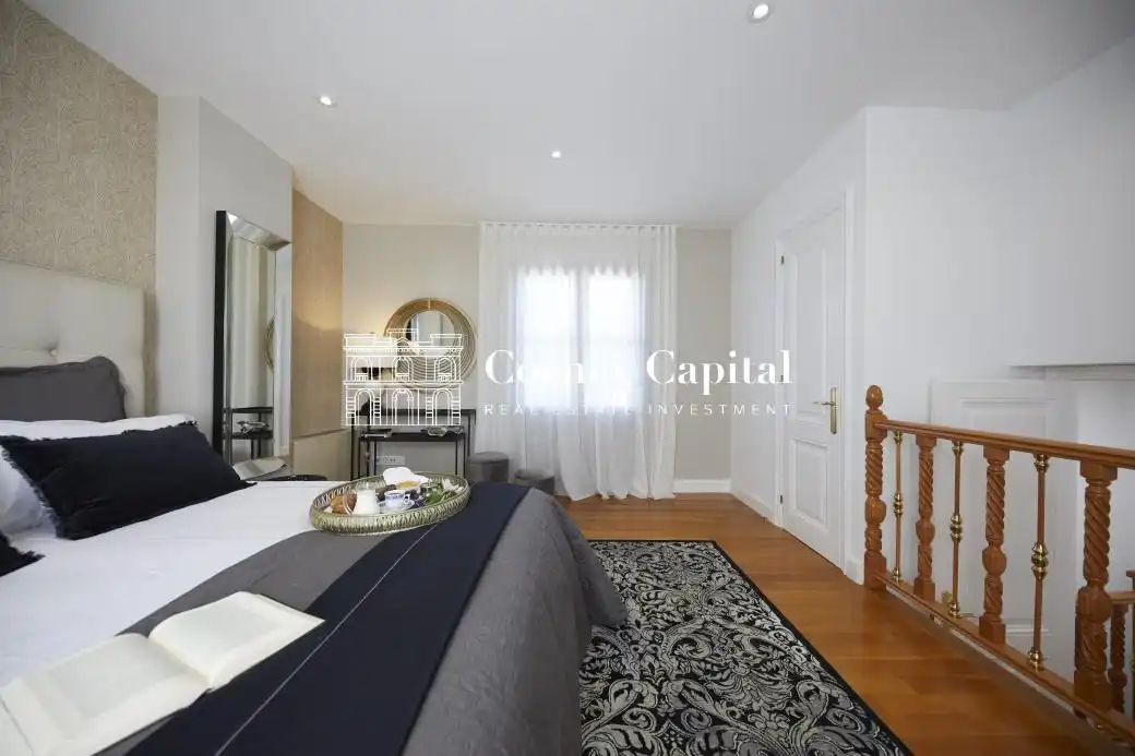Schlafzimmer von Country house zum Verkauf in Sant Andreu de Llavaneres mit Privatgarten, Terrasse und Schwimmbad