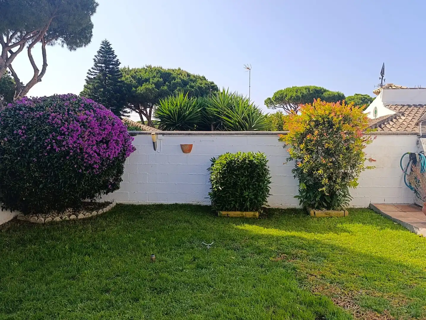 Garden of Houses for sale in Chiclana de la Frontera  with Air Conditioner, Heating and Private garden