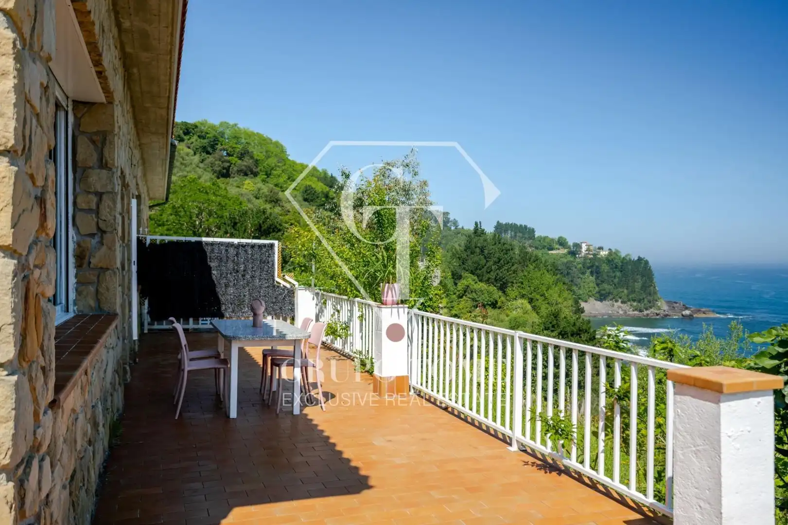Terraza de Casa adosada en venta en Mutriku con Jardín privado, Terraza y Amueblado