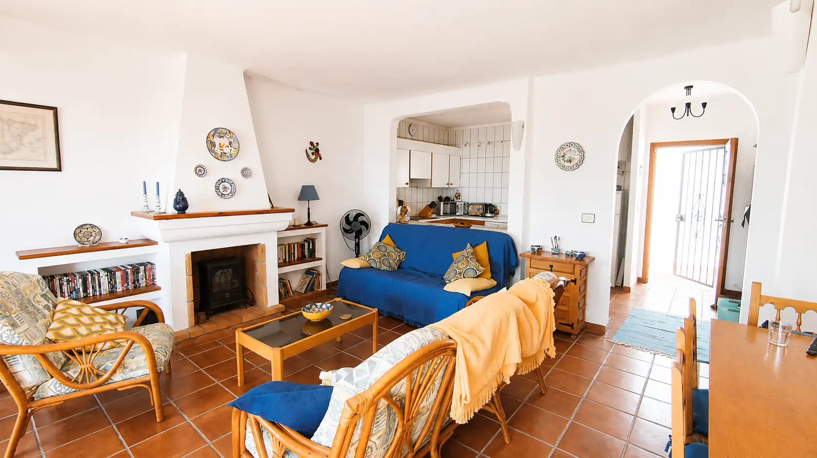 Living room of Duplexes for sale in Mojácar  with Terrace, Furnished and Community pool