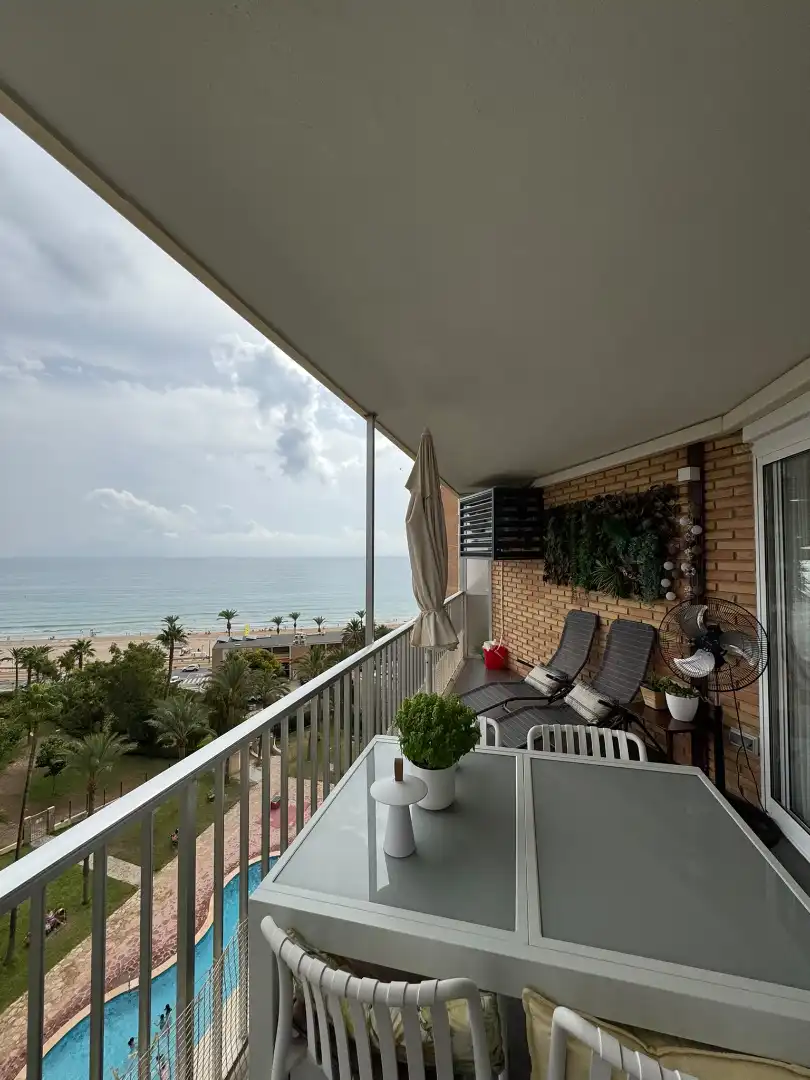 Terrassa de Apartament de lloguer en El Campello amb Aire condicionat, Calefacció i Moblat