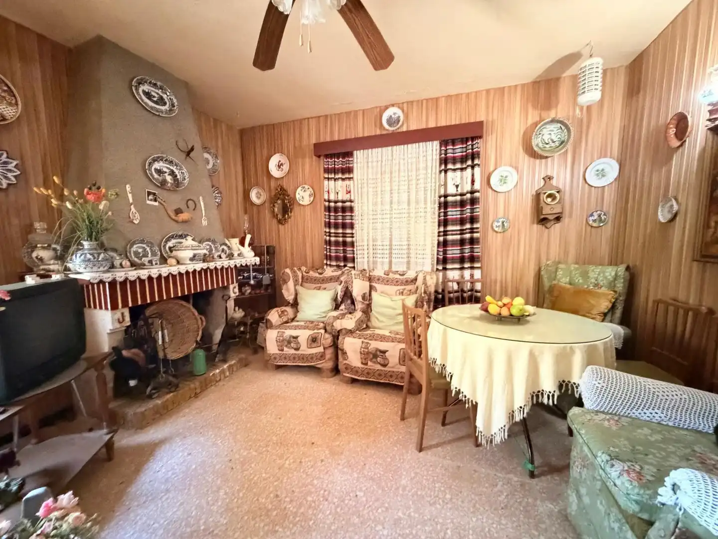 Sala de estar de Casa o chalet en venta en Valverde de Mérida con Jardín privado, Terraza y Trastero