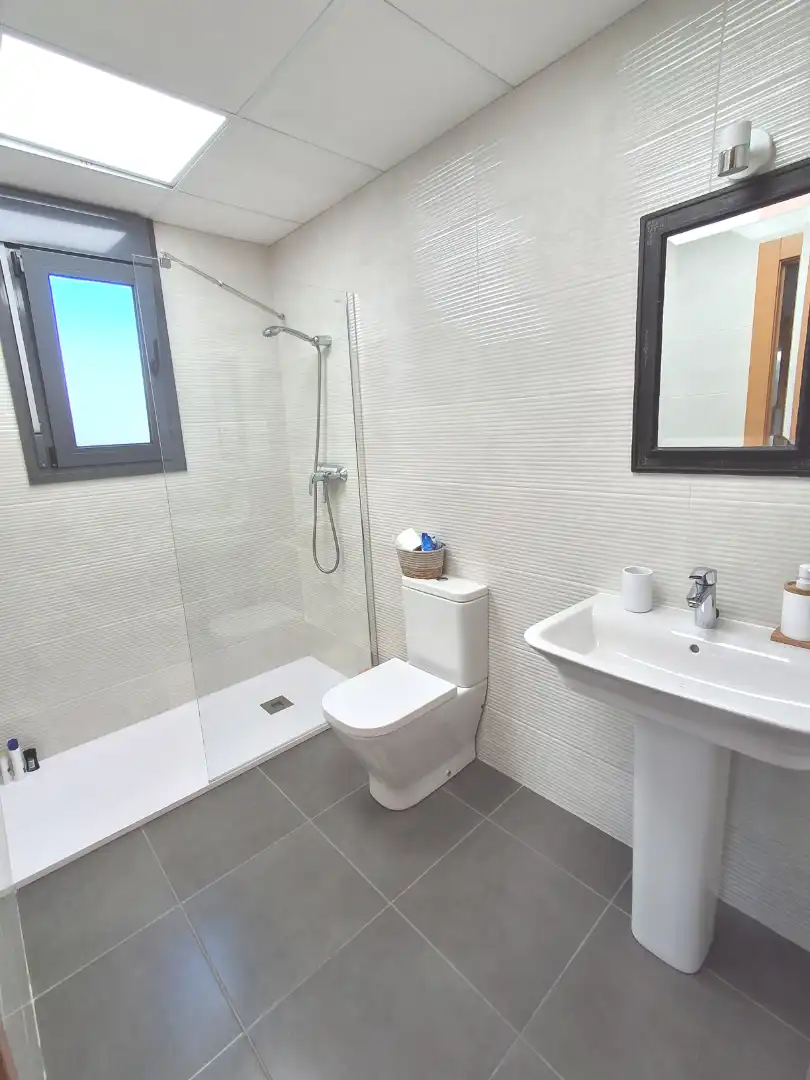 Bathroom of Detached homes for sale in Mont-roig del Camp  with Air Conditioner, Private garden and Terrace