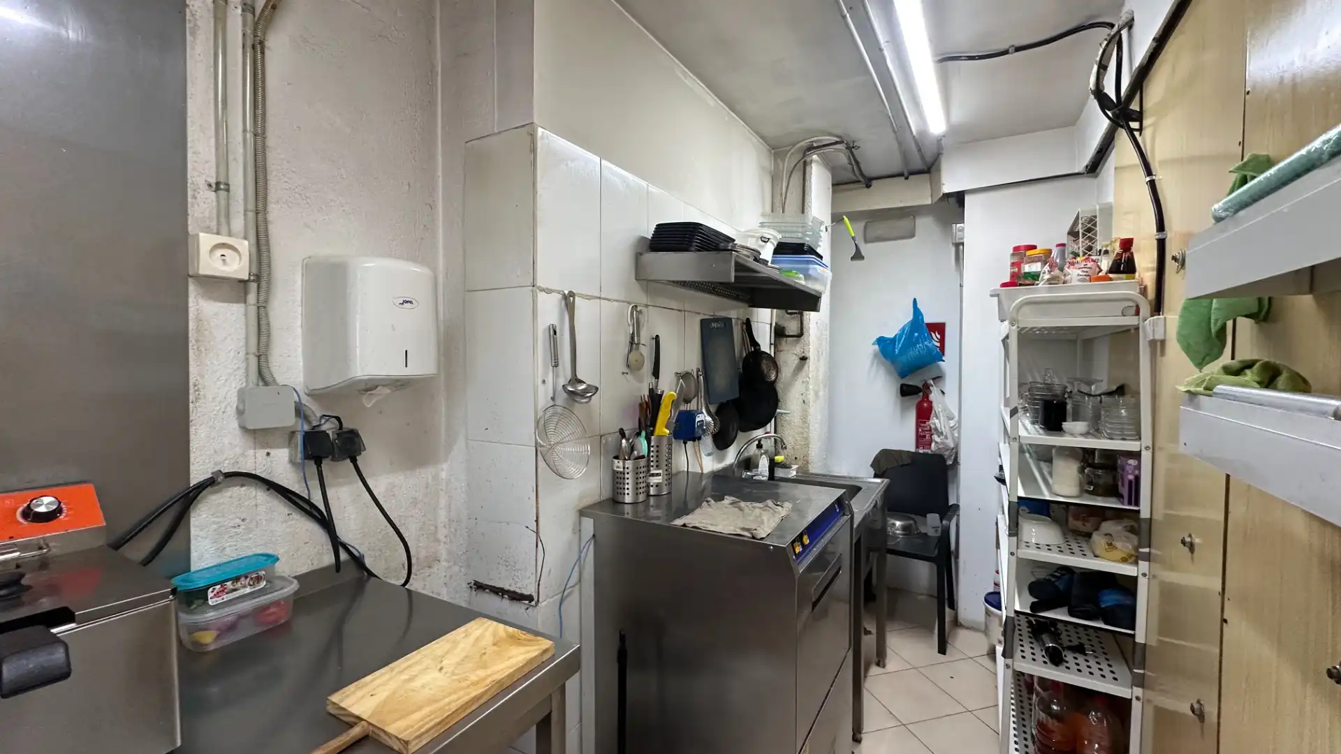 Cocina de Local en traspaso en Sant Joan de les Abadesses con Aire acondicionado, Terraza y Amueblado