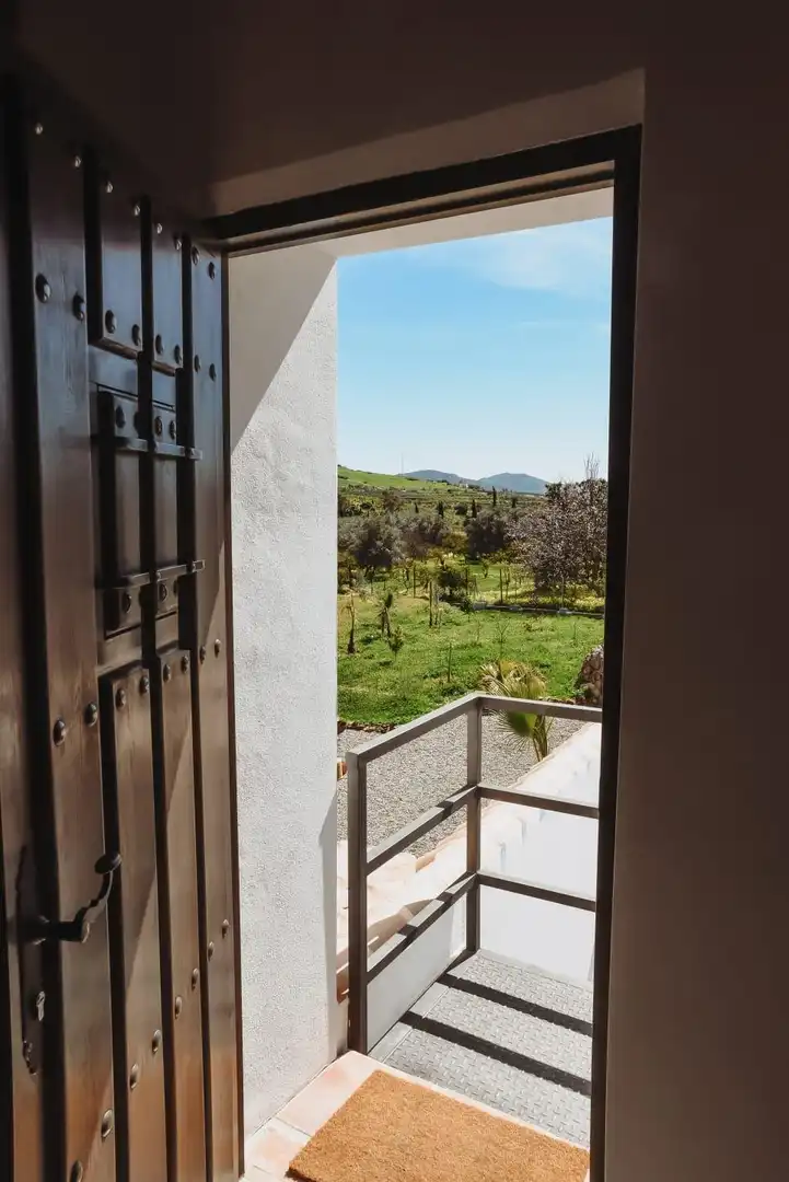Terrasse von Country house zum Verkauf in Álora mit Klimaanlage, Heizung und Privatgarten