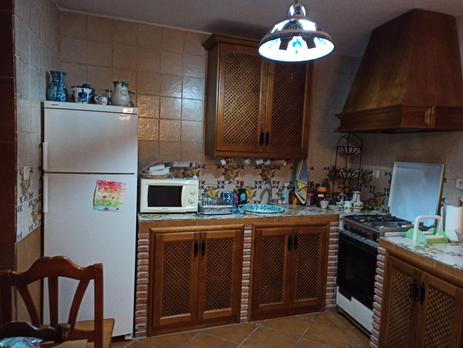 Küche von Country house zum verkauf in Villamena mit Terrasse und Balkon