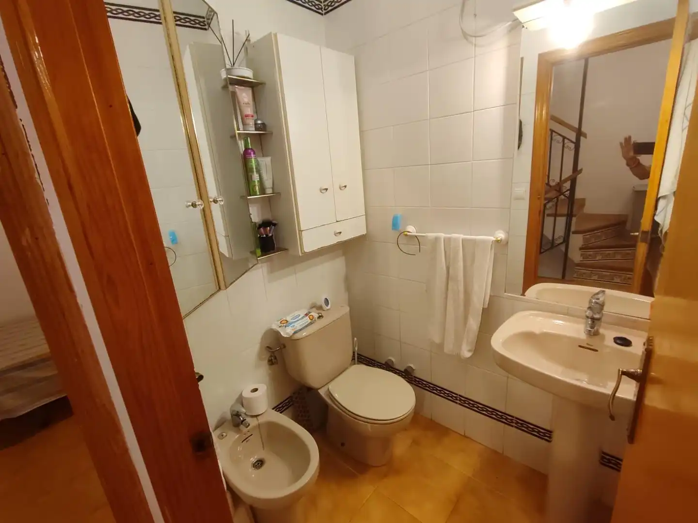 Badezimmer von Haus oder Chalet zum Verkauf in Elche / Elx mit Klimaanlage und Terrasse