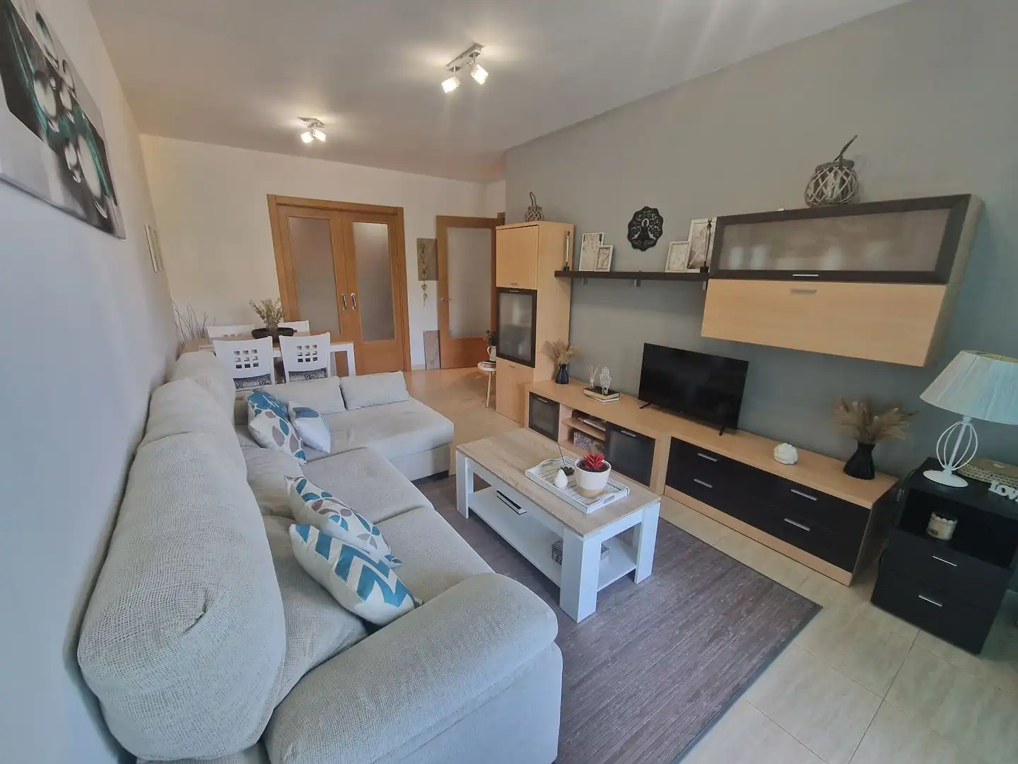 Sala de estar de Piso en venta en Dosrius