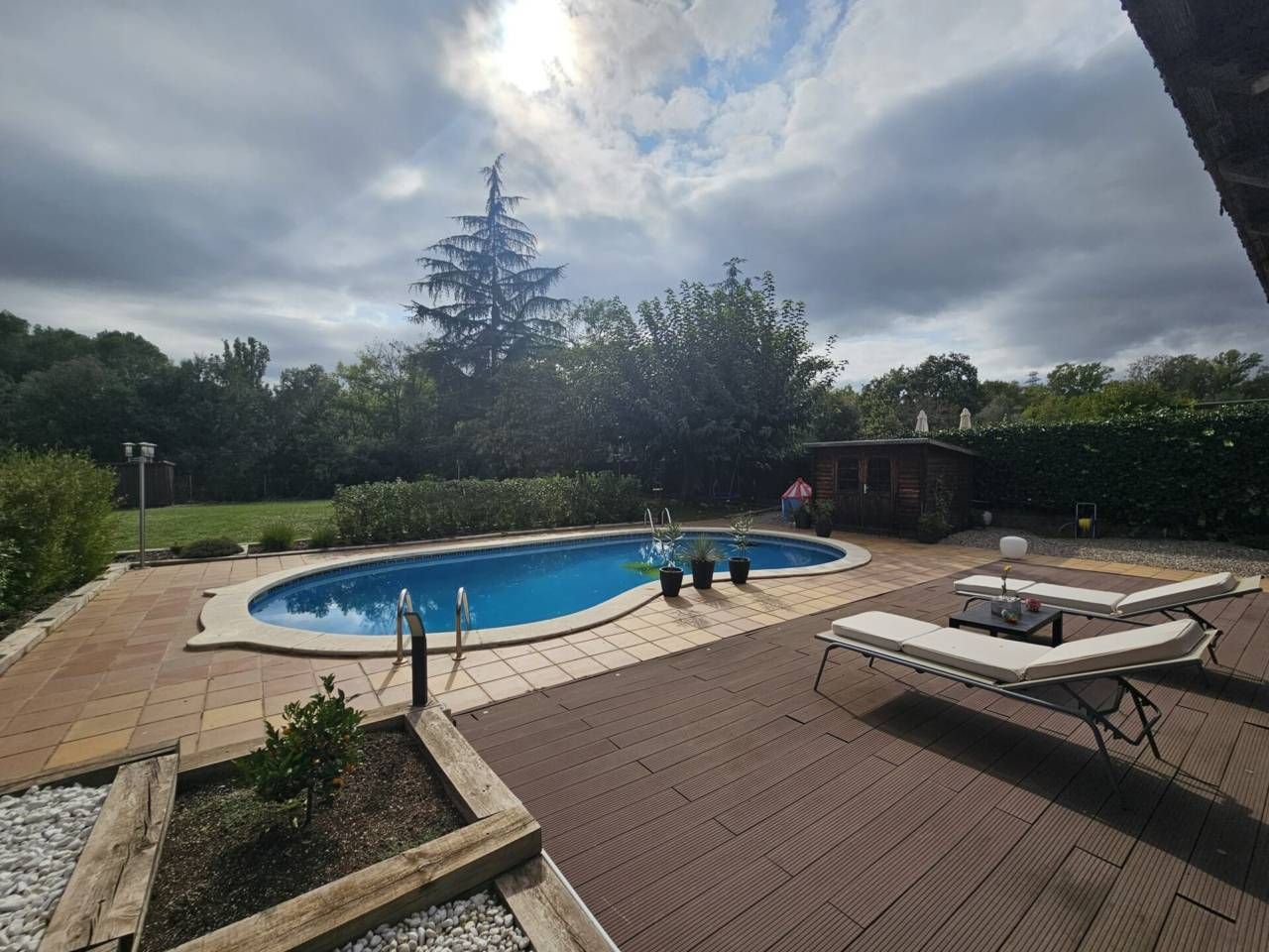 Piscina de Casa o xalet en venda en Sant Quirze del Vallès amb Calefacció, Jardí privat i Terrassa