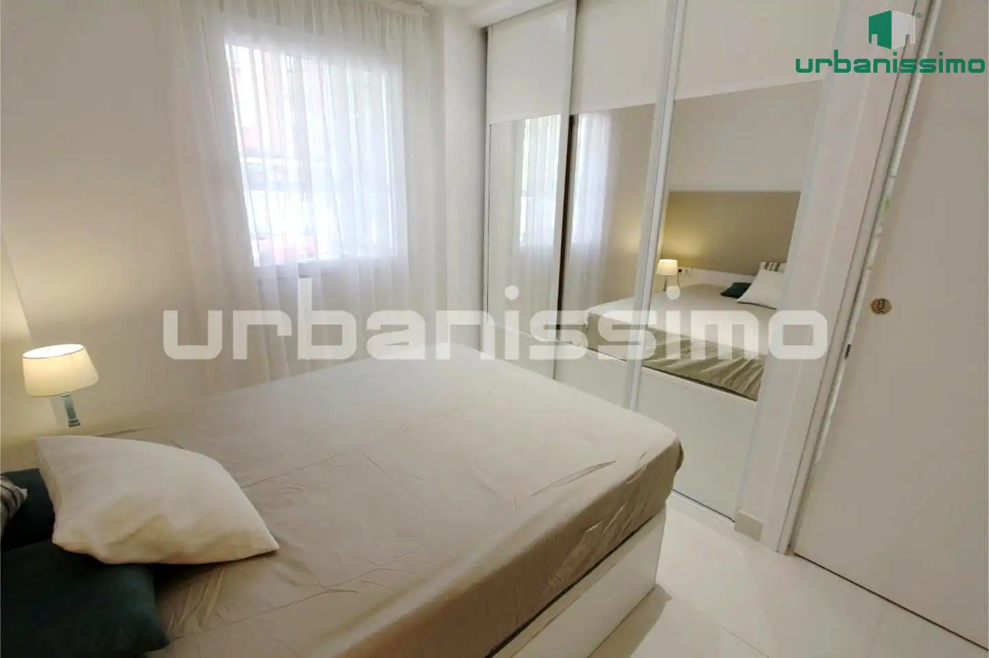 Bedroom of Apartments for rent in Madrid  with Air Conditioner, Heating and Furnished