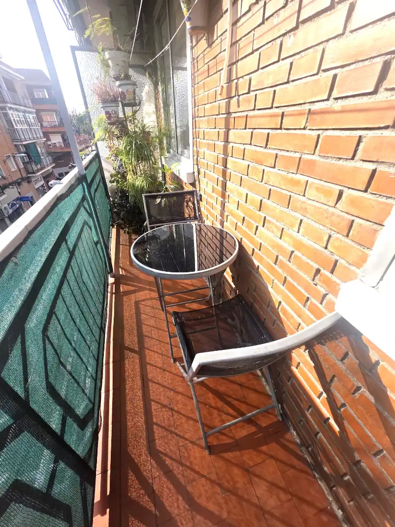 Balcony of Flat for sale in Madrid  with Air Conditioner, Heating and Parquet flooring