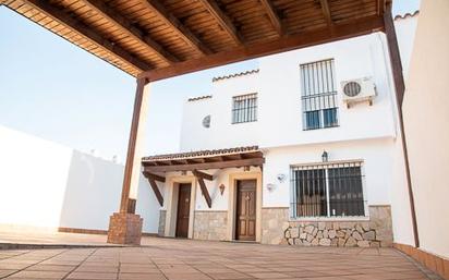 Exterior view of Single-family semi-detached for sale in El Puerto de Santa María  with Air Conditioner and Terrace