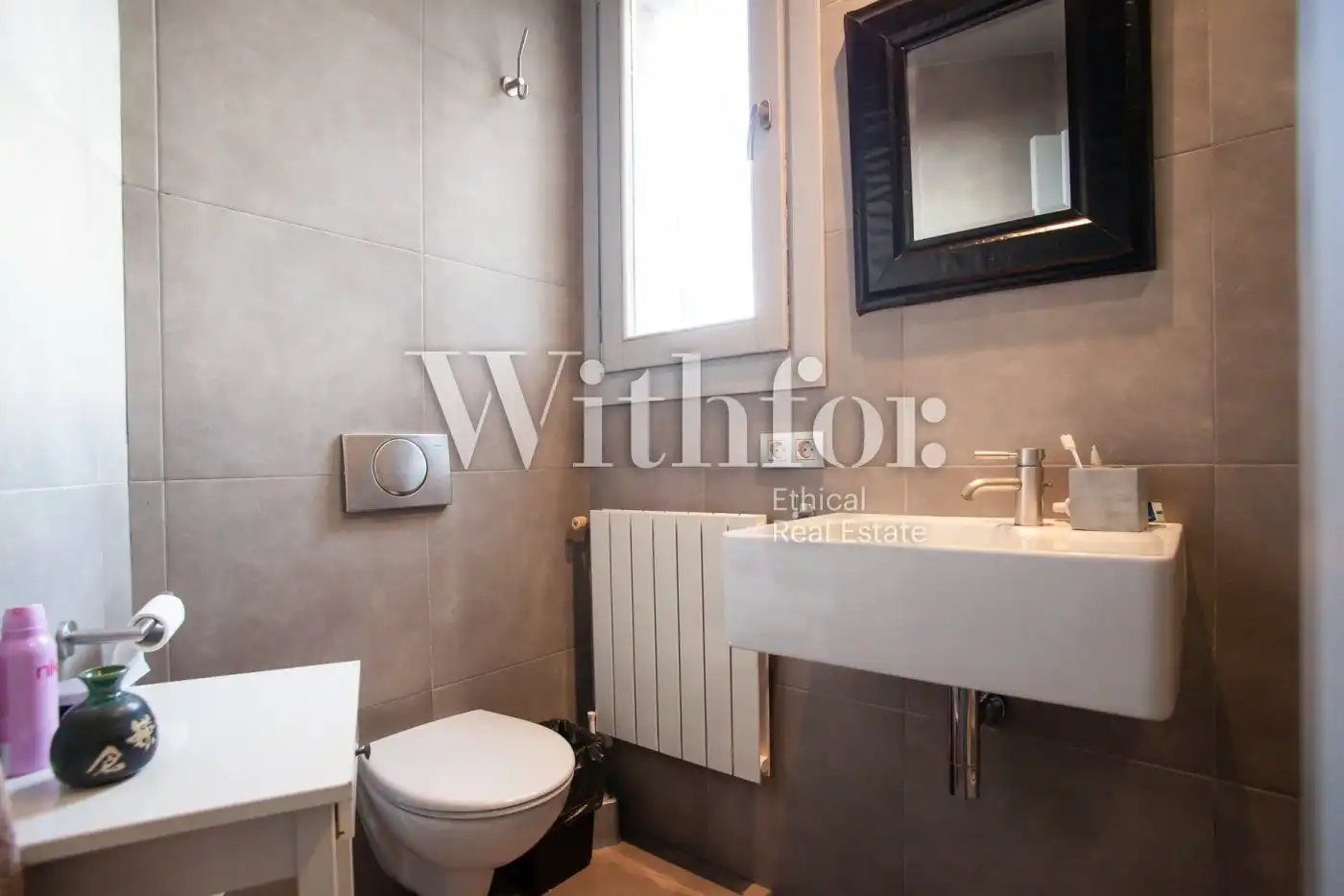 Baño de Ático en venta en Barcelona con Aire acondicionado, Calefacción y Parquet