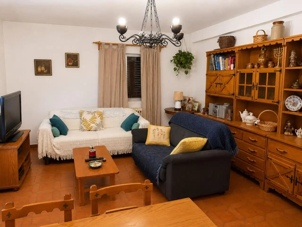 Sala de estar de Casa o chalet en venta en Berzosa del Lozoya con Calefacción, Jardín privado y Terraza