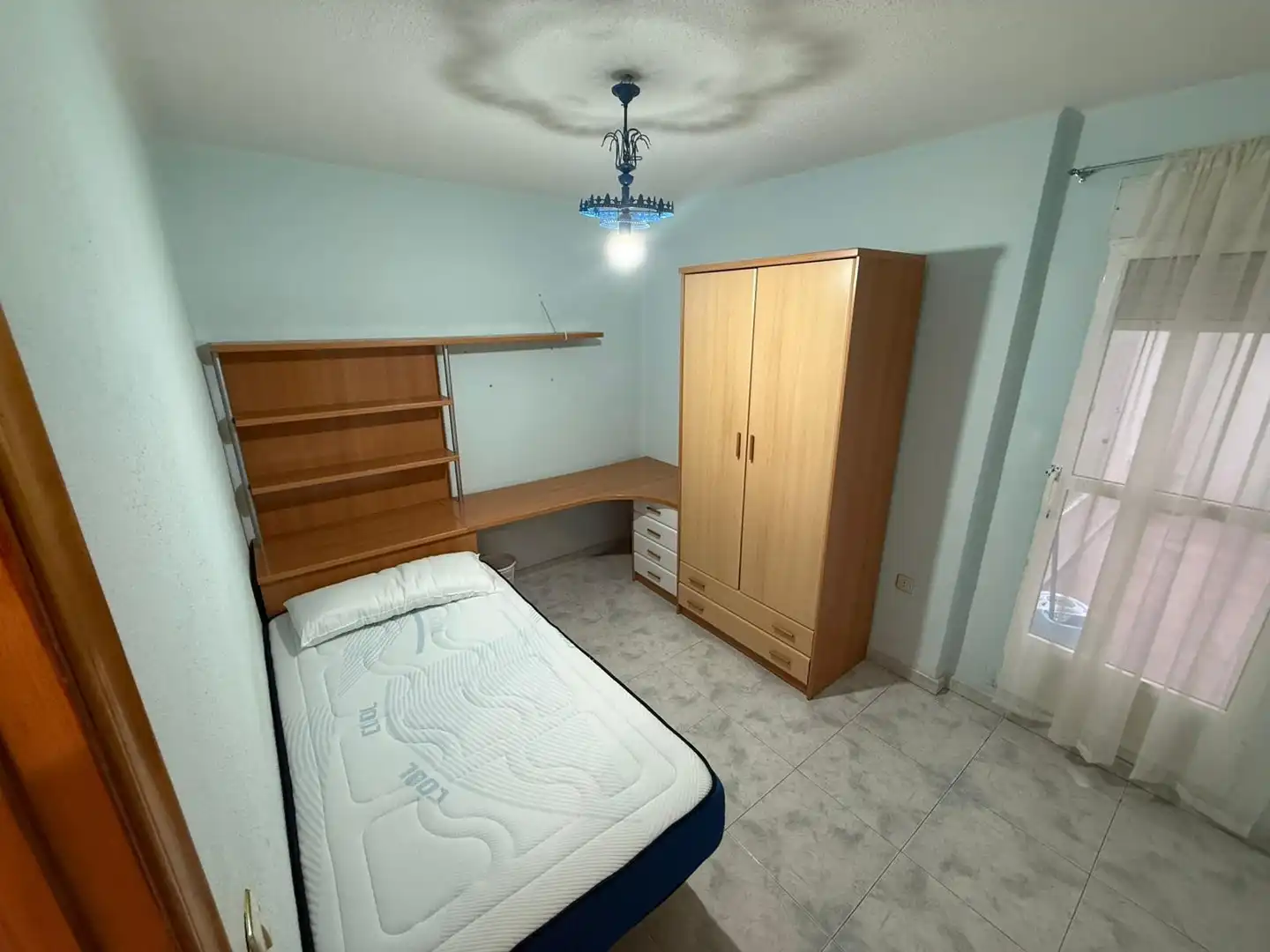 Bedroom of Flat for rent in Cáceres  with Heating, Furnished and Balcony