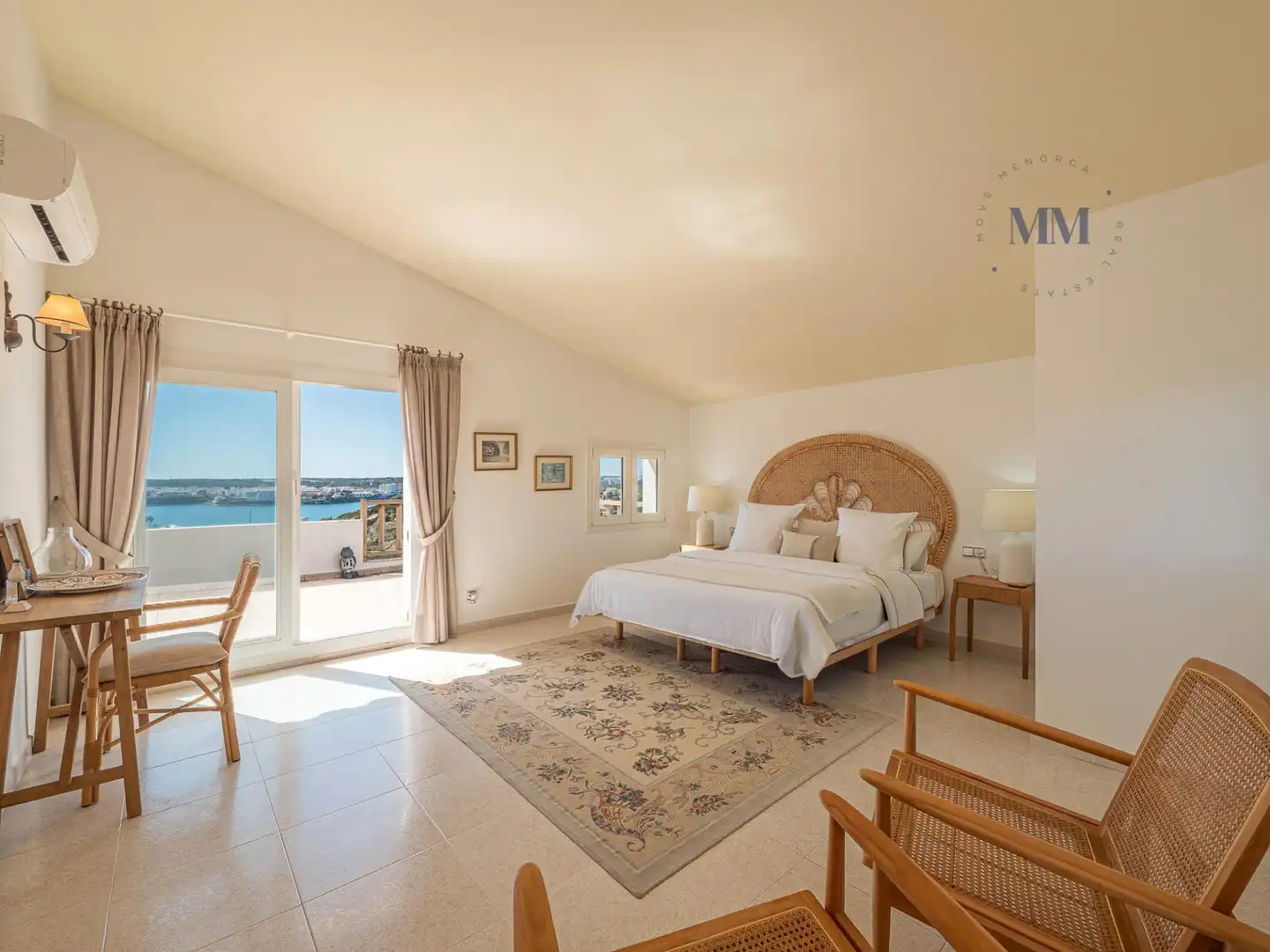 Schlafzimmer von Haus oder Chalet zum Verkauf in Maó - Mahón mit Klimaanlage, Privatgarten und Terrasse