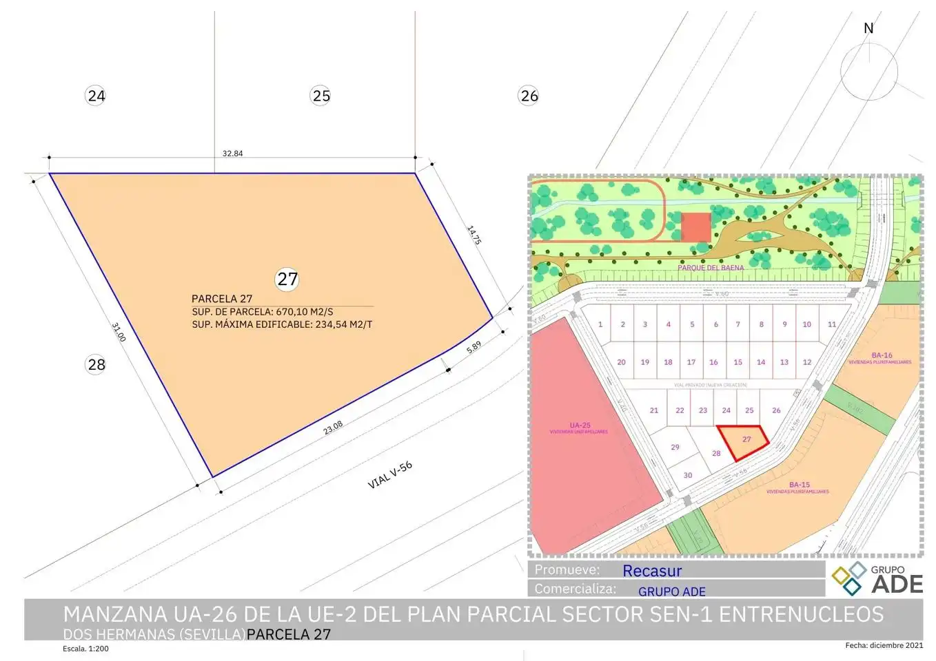 Residencial en venta en Dos Hermanas