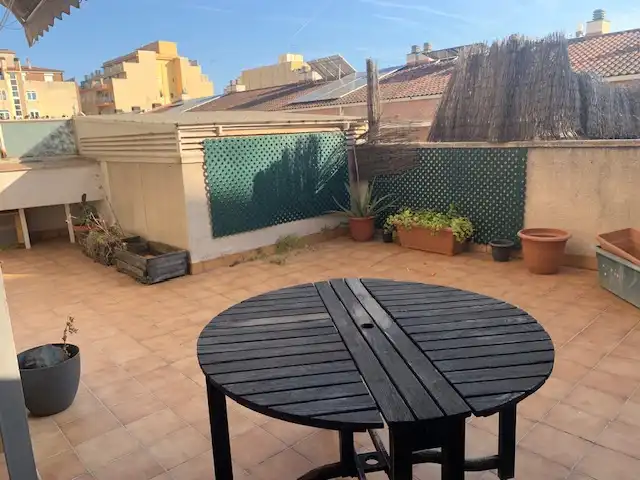 Terrasse von Wohnung zum Verkauf in Badalona mit Klimaanlage, Heizung und Parkett