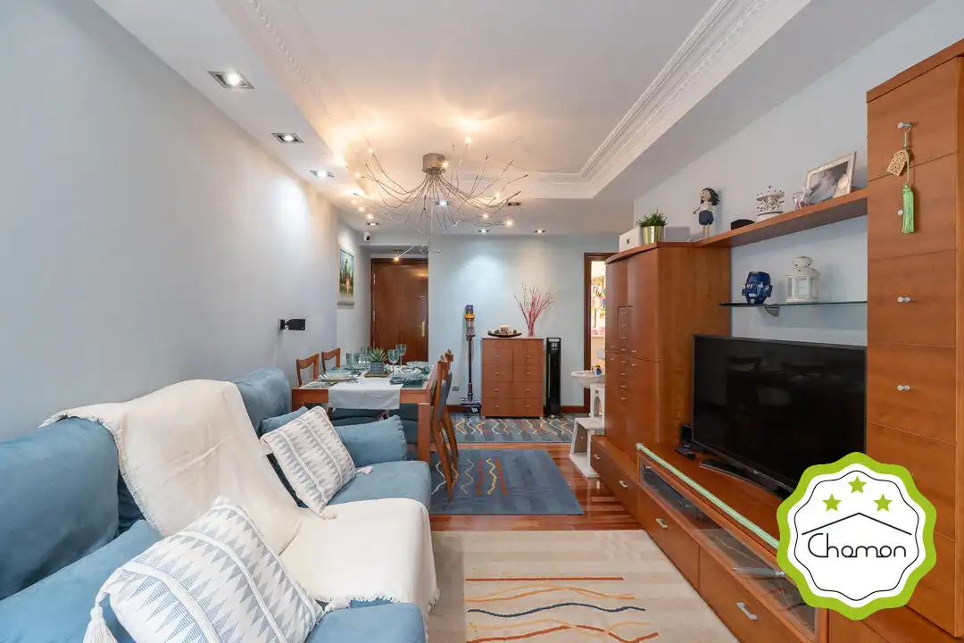 Living room of Flat for sale in Portugalete  with Heating, Terrace and Storage room