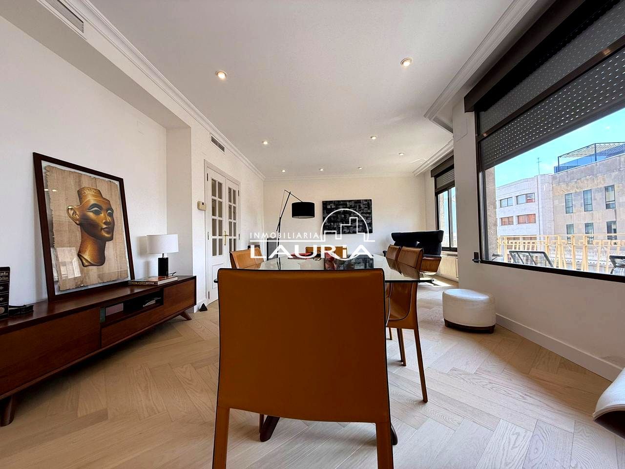 Dining room of Flat for sale in  Valencia Capital  with Air Conditioner, Heating and Terrace