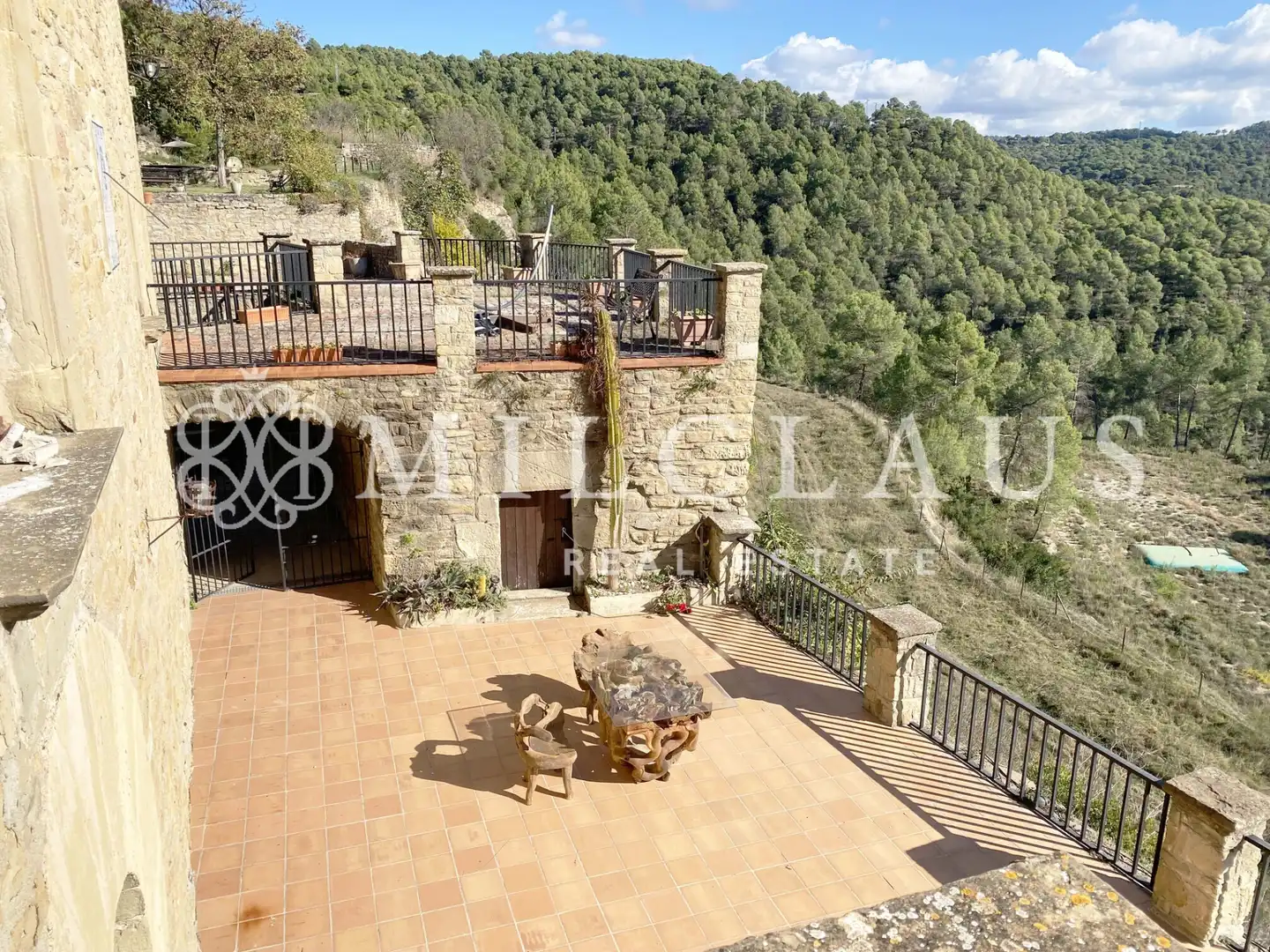 Terrassa de Finca rústica en venda en Talamanca amb Aire condicionat, Calefacció i Jardí privat