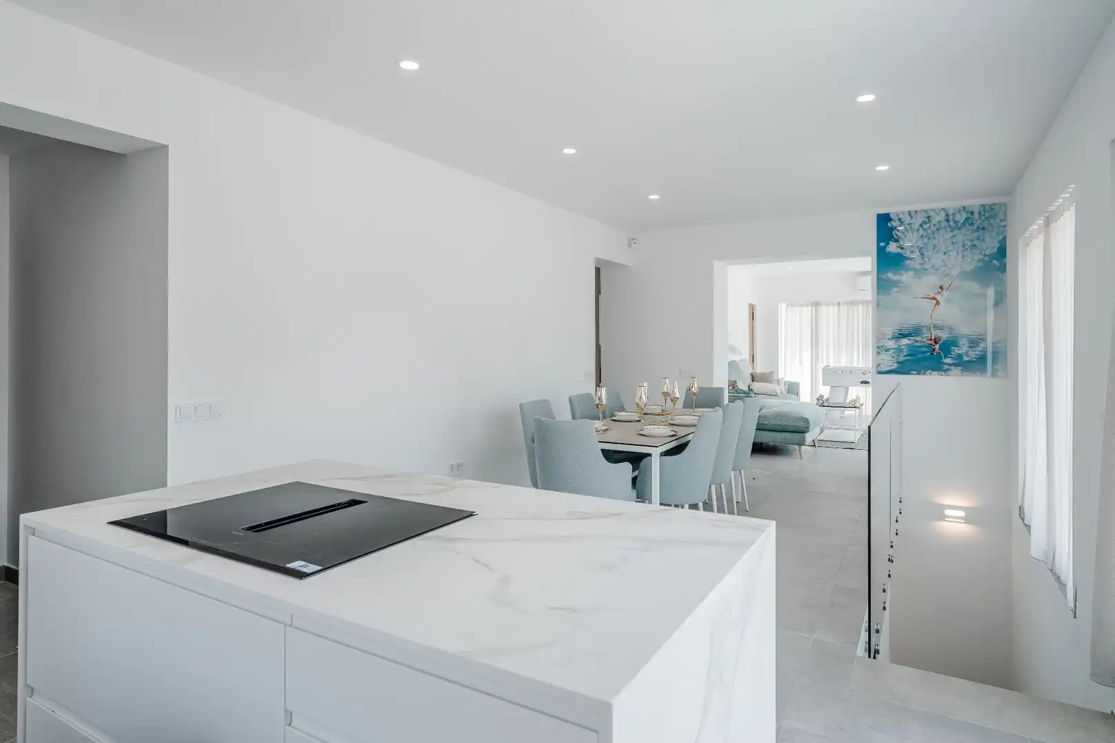 Comedor de Casa o chalet en venta en Calpe / Calp con Aire acondicionado, Jardín privado y Terraza
