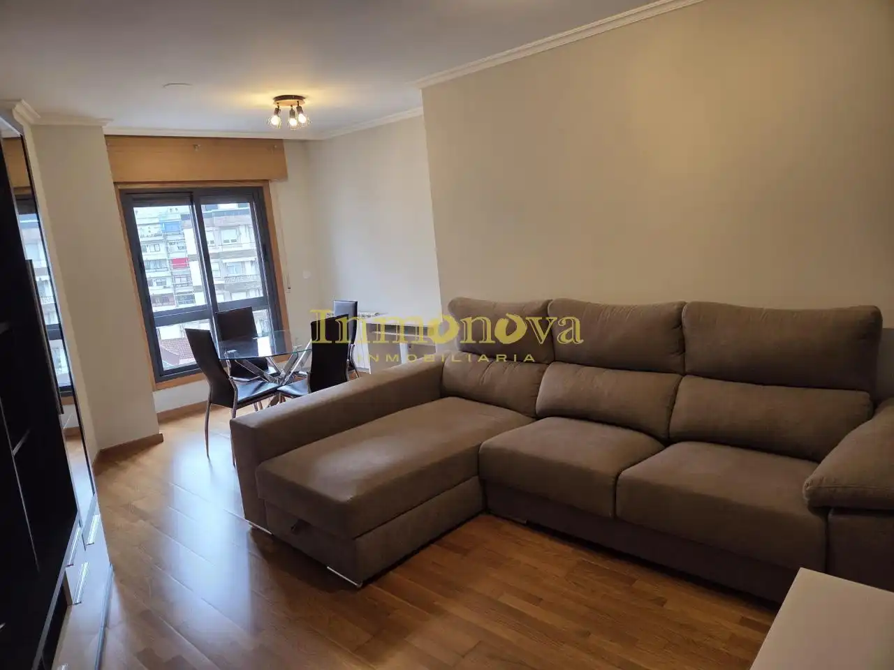 Sala de estar de Piso en venta en O Porriño   con Calefacción, Trastero y Amueblado