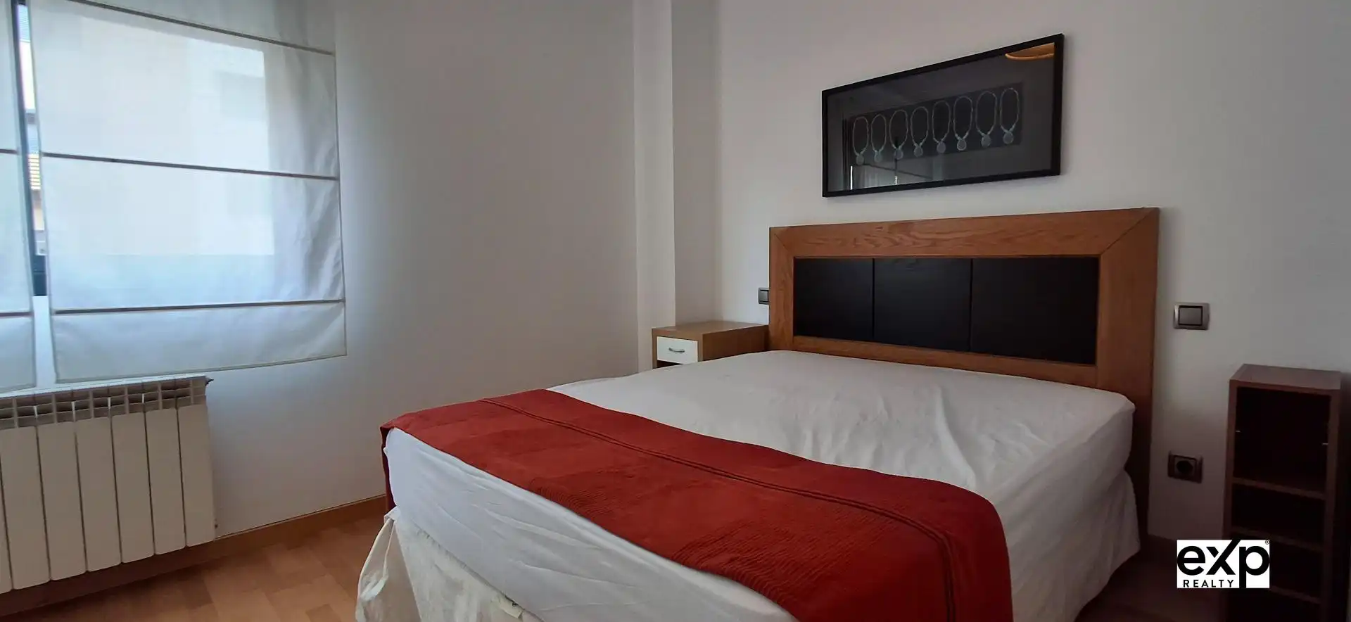 Bedroom of Apartments for rent in Madrid  with Air Conditioner, Heating and Private garden