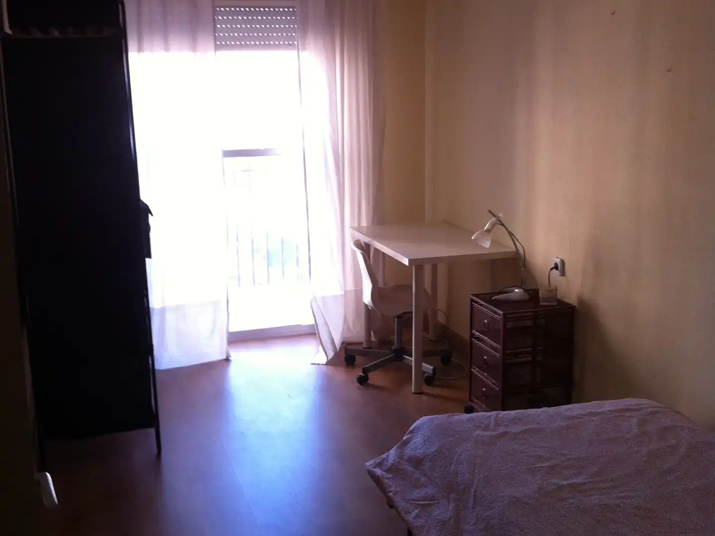 Schlafzimmer von Wohnung zur Miete in Murcia mit Terrasse, Möbliert und Waschmaschine