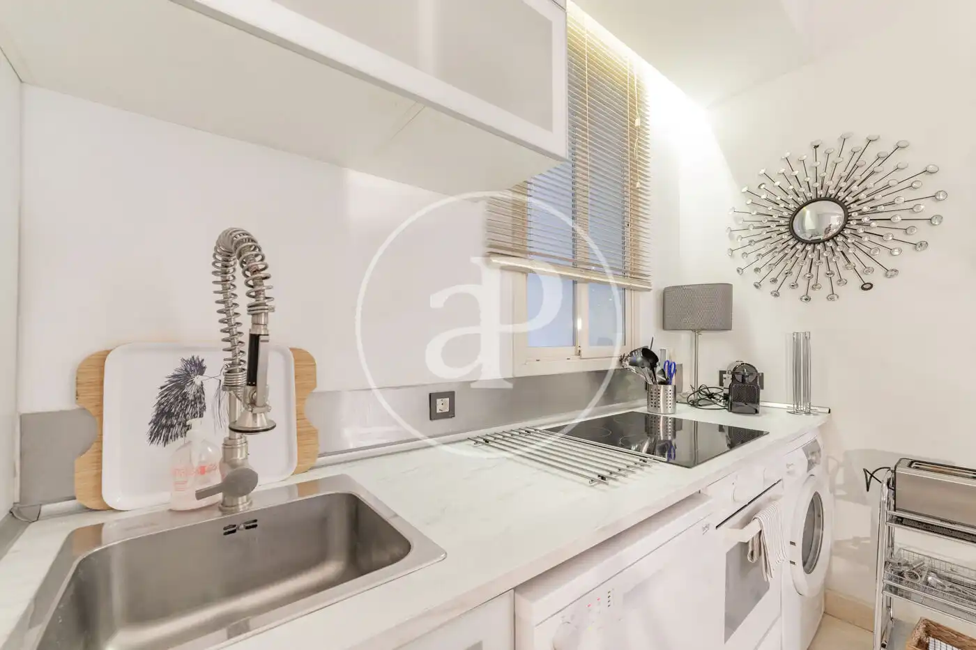 Kitchen of Flat for sale in Madrid  with Heating, Terrace and Furnished