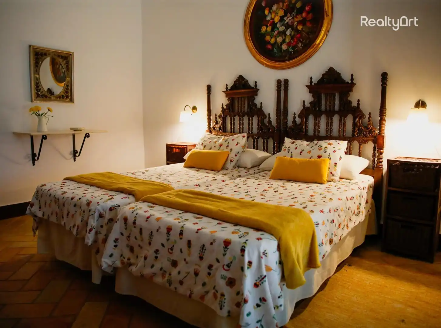 Dormitori de Casa o xalet en venda en El Castillo de las Guardas amb Aire condicionat, Calefacció i Jardí privat