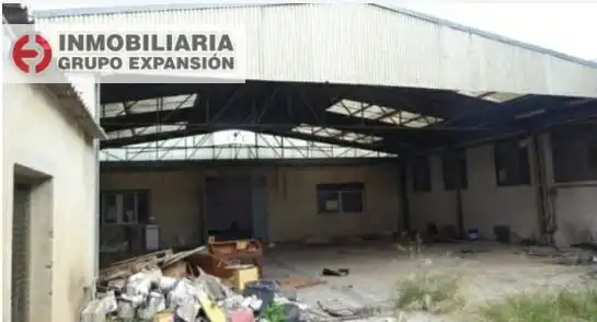Vista exterior de Nave industrial en venta en Aspe
