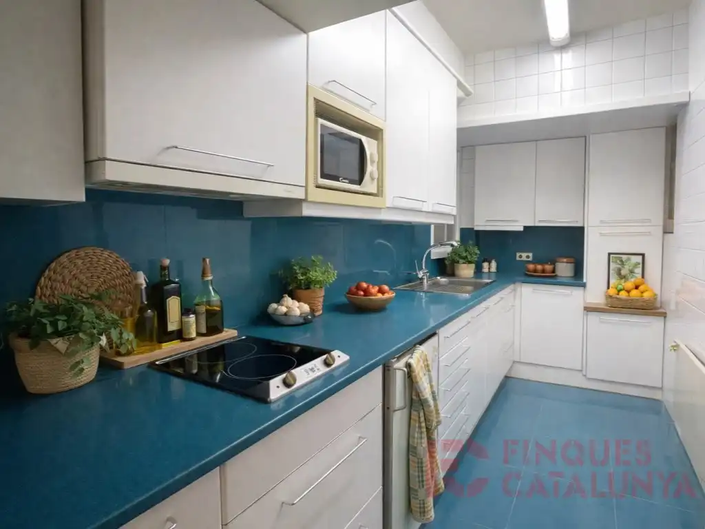 Kitchen of Flat for sale in Girona Capital