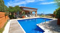 Exterior view of House or chalet for sale in Sant Feliu de Guíxols  with Air Conditioner, Terrace and Swimming Pool