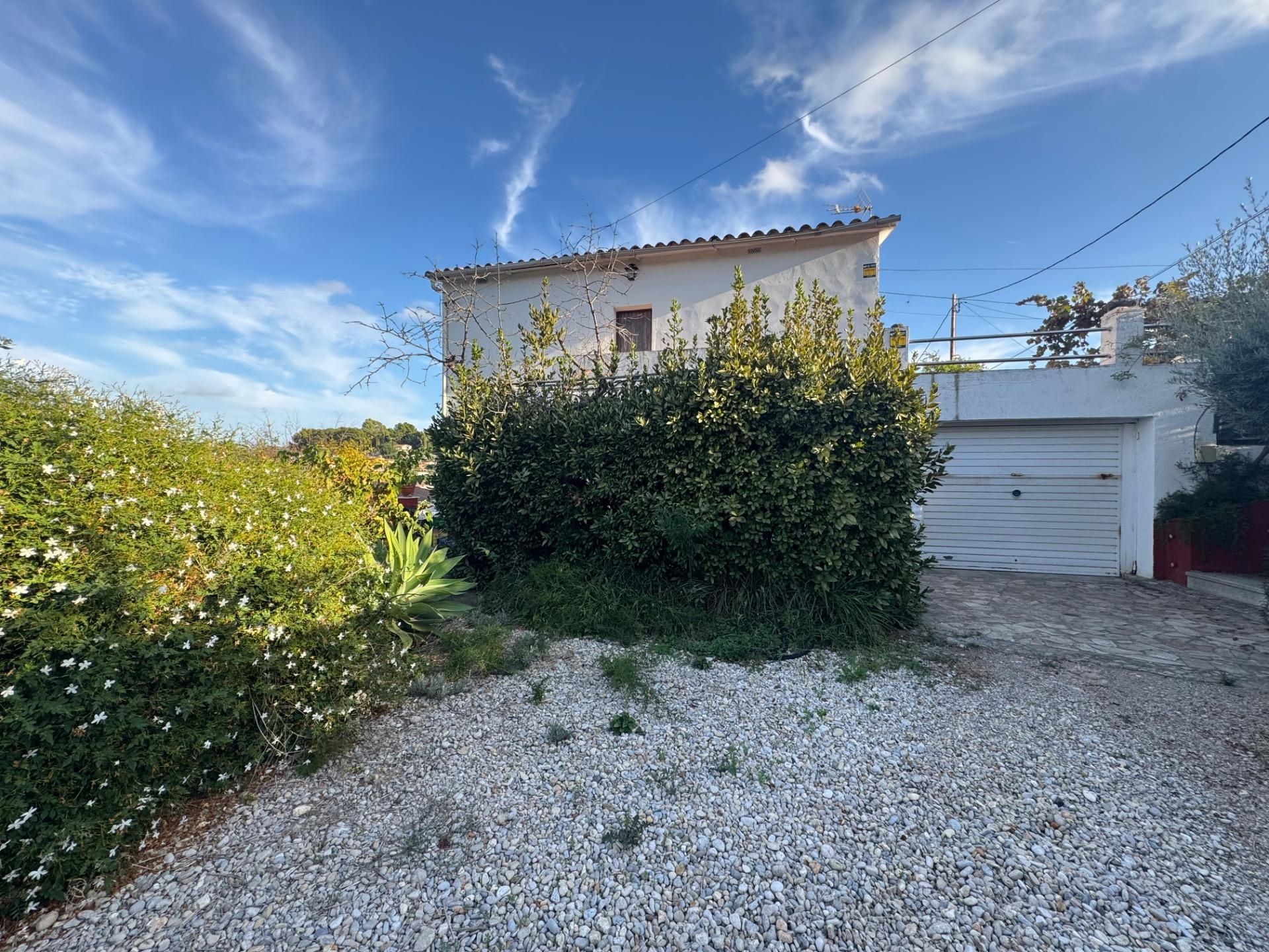 Exterior view of House or chalet for sale in Cubelles  with Private garden