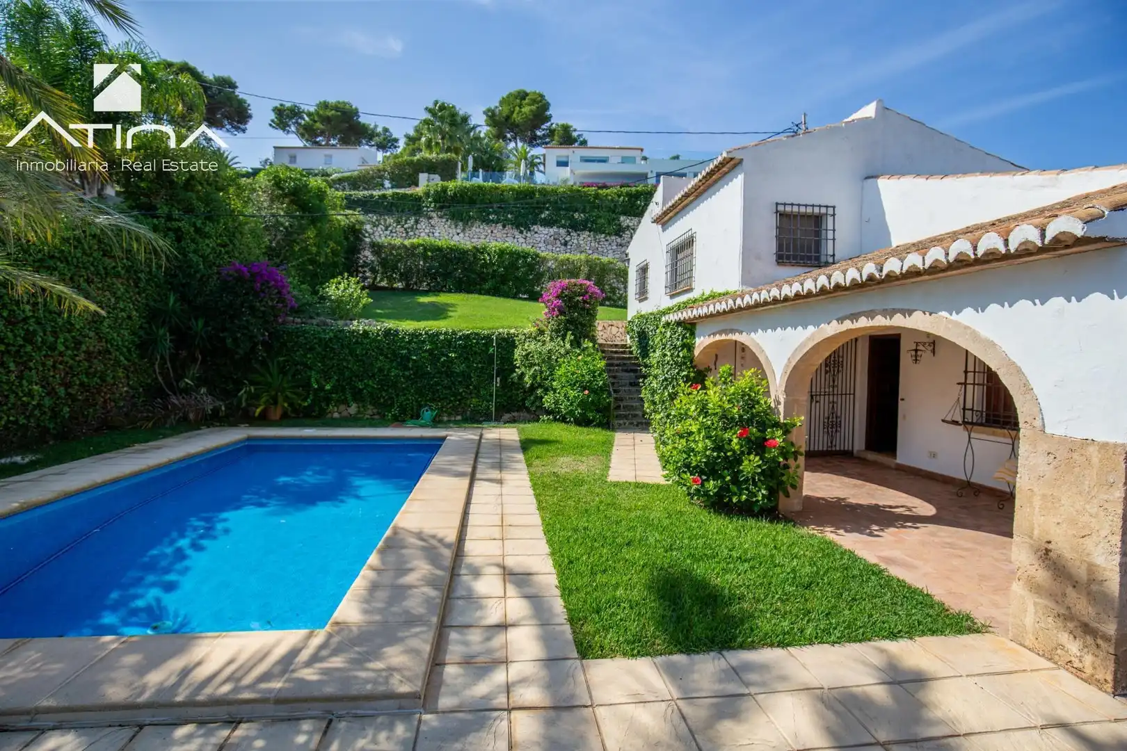 Garden of Houses for sale in Jávea / Xàbia  with Heating, Private garden and Terrace