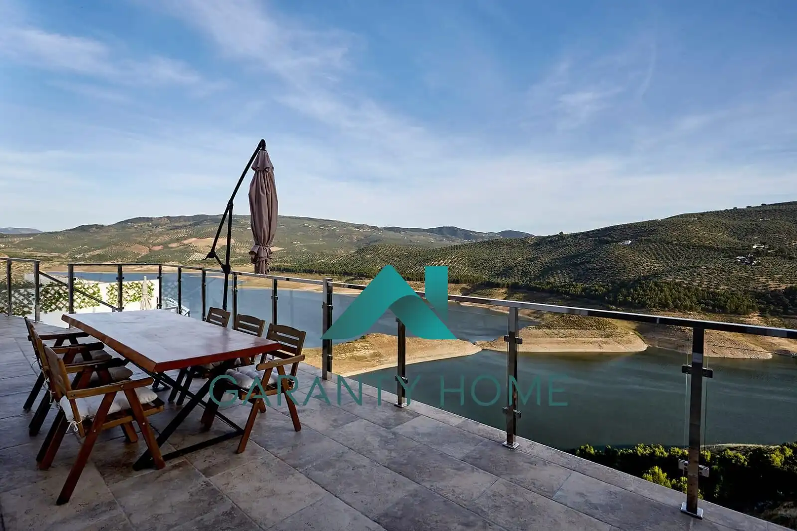 Terrace of Houses for rent in Iznájar  with Air Conditioner, Terrace and Jacuzzi