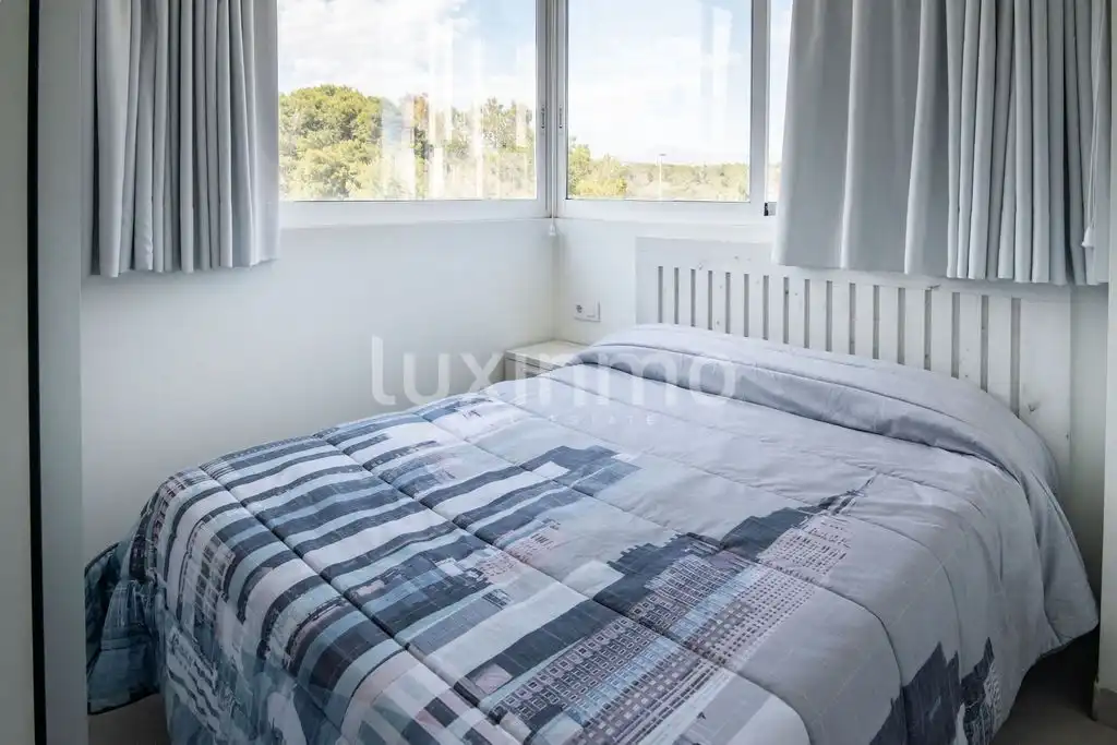 Schlafzimmer von Wohnung zum Verkauf in Finestrat mit Klimaanlage, Privatgarten und Terrasse