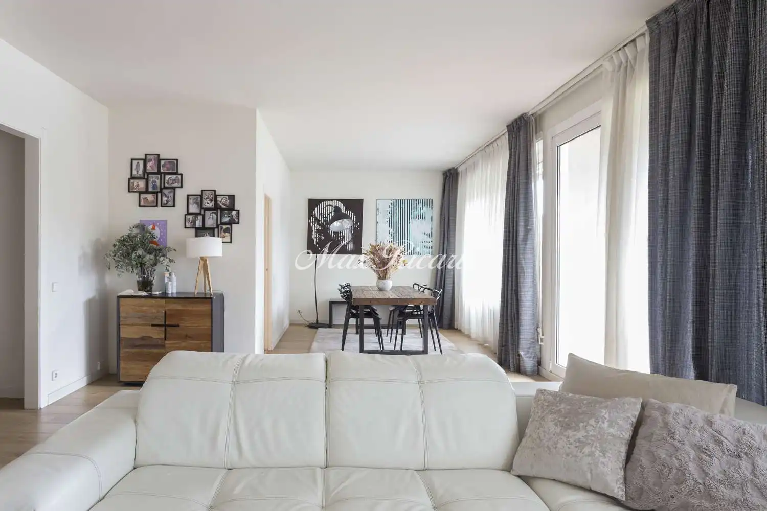 Wohnzimmer von Wohnung zur Miete in Barcelona mit Klimaanlage, Heizung und Terrasse