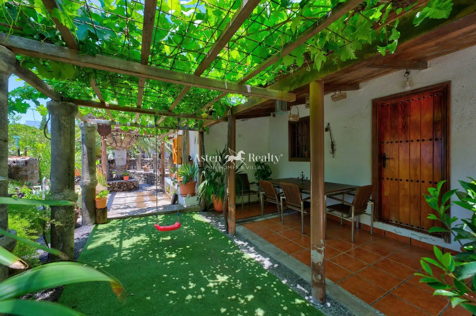 Terrace of Houses for sale in Guía de Isora  with Air Conditioner, Private garden and Terrace